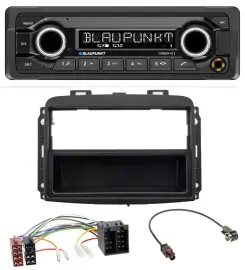 Автомагнитола Blaupunkt MP3 Bluetooth USB AUX для Fiat 500L (ISO, с 2012)