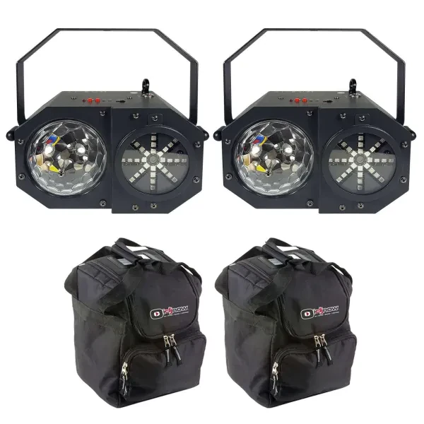Светодиодный прибор Blizzard Lighting Minisystem 4-In-1 RGB LED чехлом (пара)
