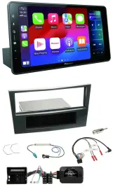 Pioneer Bluetooth DAB Lenkrad USB Autoradio für Opel Corsa D 06-08 Stealth Schwa