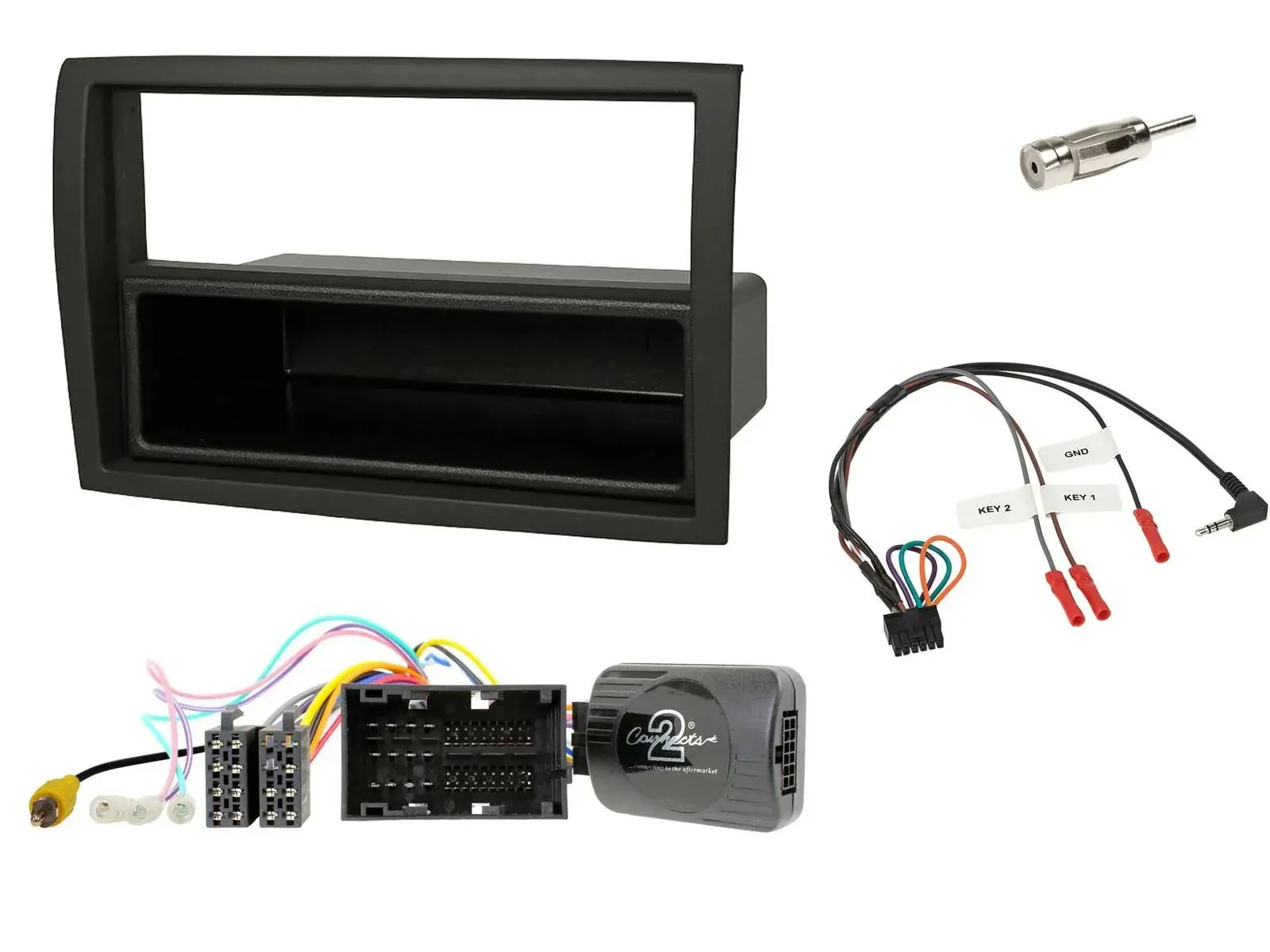 Адаптер рулевого управления для Citroen Jumper 2014–2021 Caraudio24 DIN, черный