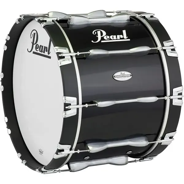 Маршевый барабан Pearl Championship Maple Marching Bass Drum 24x14 Midnight Black