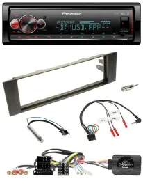 Pioneer Bluetooth USB Lenkrad DAB Autoradio für Audi A3 (2003-2006)