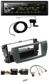Автомагнитола Pioneer Bluetooth DAB USB для Seat Ibiza, черный