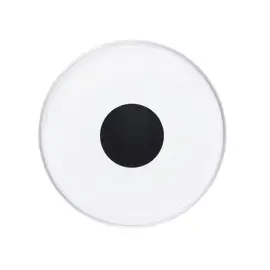 Пластик для барабана Flight 14" White Coated Black Dot