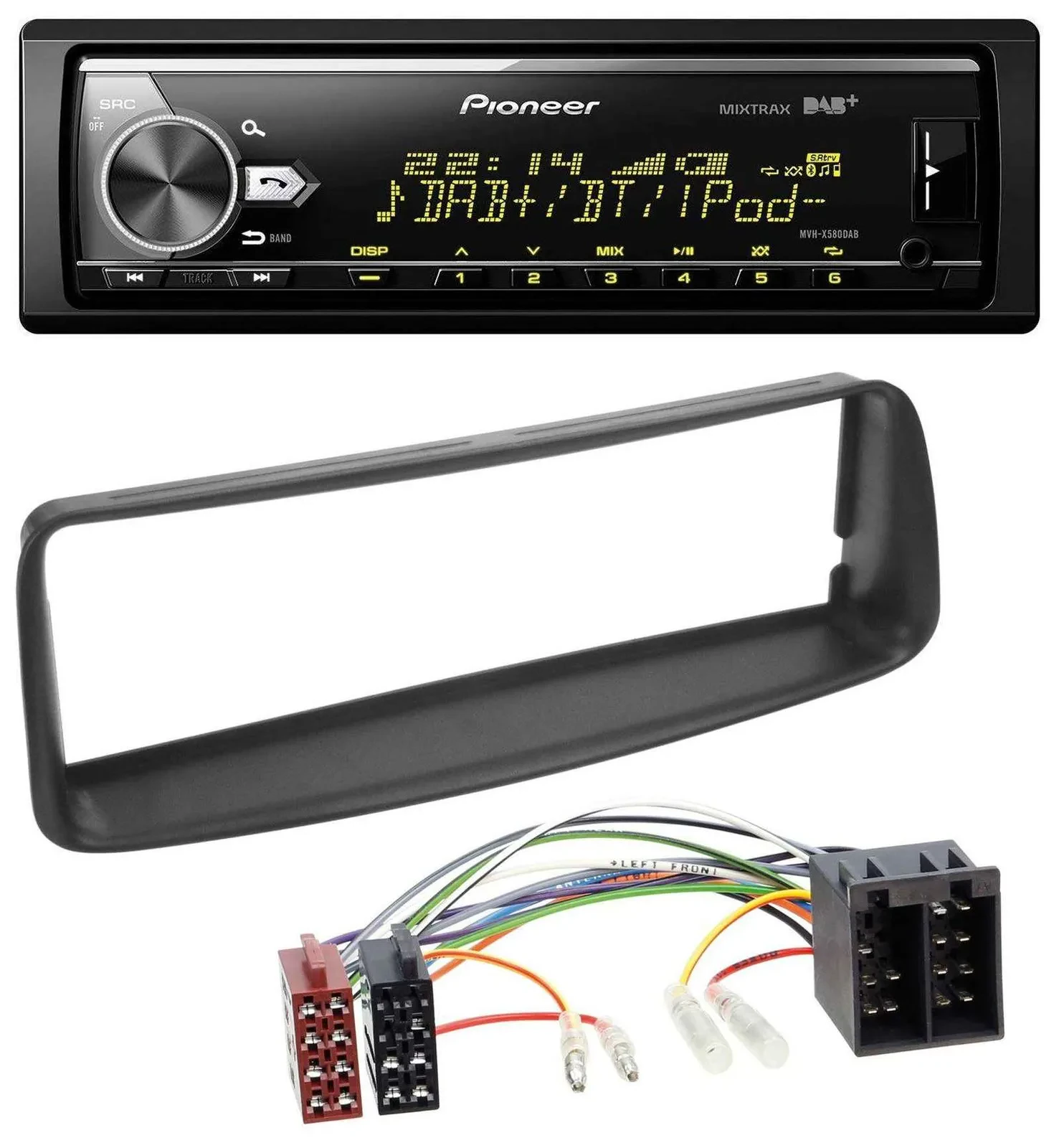 Pioneer Bluetooth USB DAB MP3 Autoradio für Peugeot 206 (ab 1998)