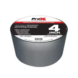 ProX XGF-460BLK 180FT 4" Commercial Grade Pro Audio Stage Black Gaffer Tape 1...