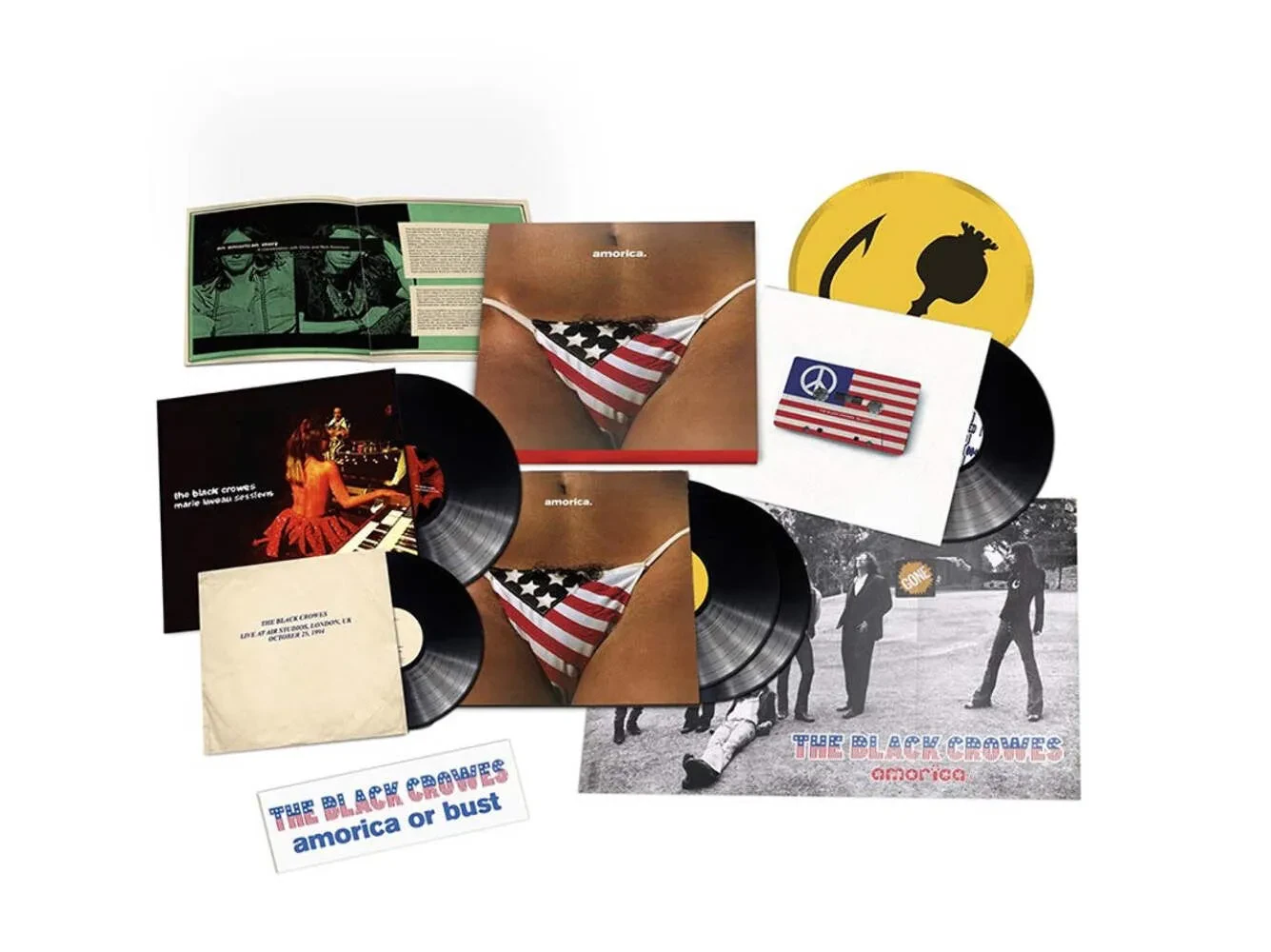 The Black Crowes - Amorica. [4-lp & 10" Box Set] NEW Vinyl