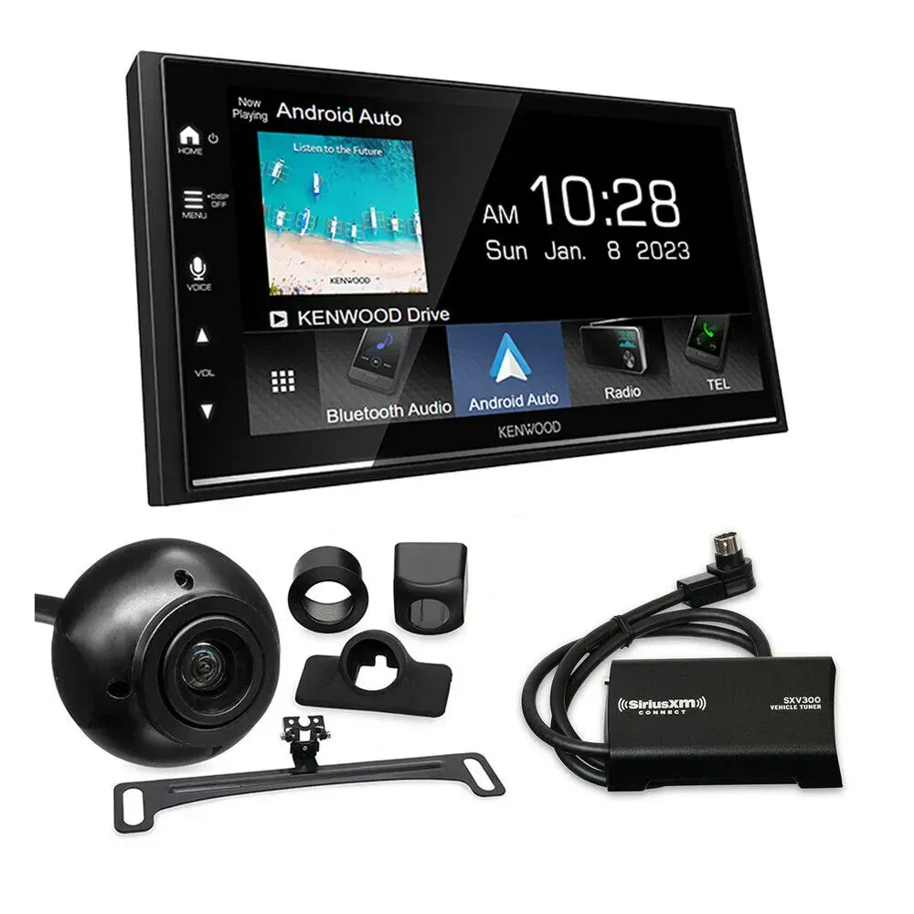 Автомагнитола Kenwood DMX7709S (набор) 6.8" 2 DIN с камерой заднего вида и SiriusXM