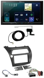 Автомагнитола для Honda Civic (2006–2012) Pioneer 2DIN DAB USB MP3 Bluetooth