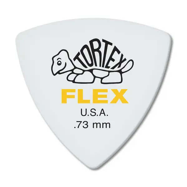 Медиаторы DUNLOP Tortex Flex Triangle 456R.73, 72 штуки, 0.73 мм