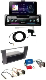 Автомагнитола Pioneer DAB, Bluetooth, MP3, USB для Audi A6 C5 (2001–2005) Symphony (активная система)