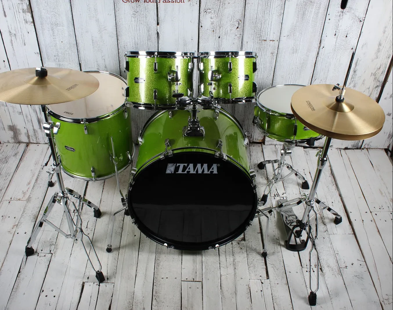 Tama  Stagestar 5 Piece Complete Drum Set with Stands and Throne
