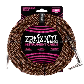Инструментальный кабель Ernie Ball 6064 7.5м Braided Orange