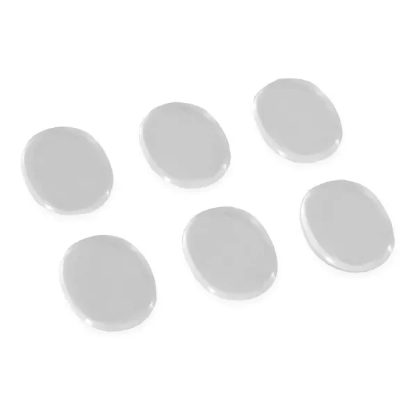keepdrum Dämpfer Pads Oberton-Dämpfer für Schlagzeug Felle und Becken Clear