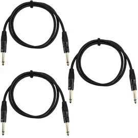 Инструментальный кабель H&A Elite Pro Instrument Cable 1 м (3 штуки)