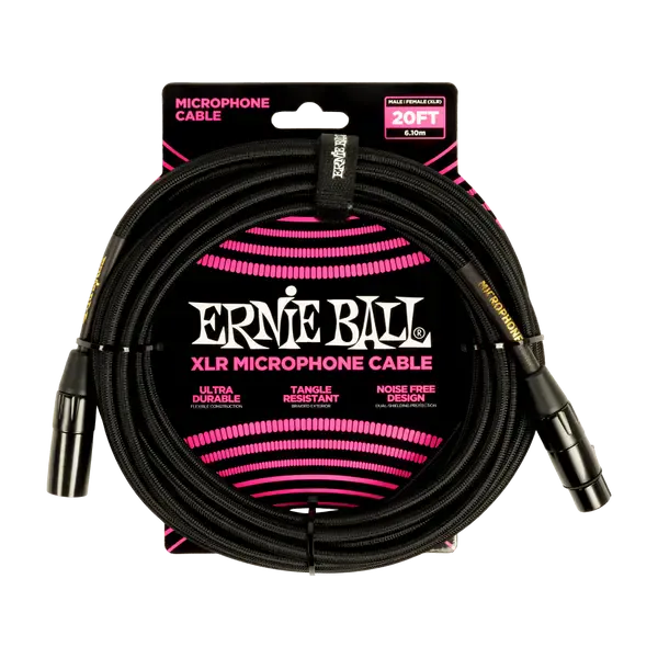 Микрофонный кабель Ernie Ball 6392 XLR-XLR 6 метров