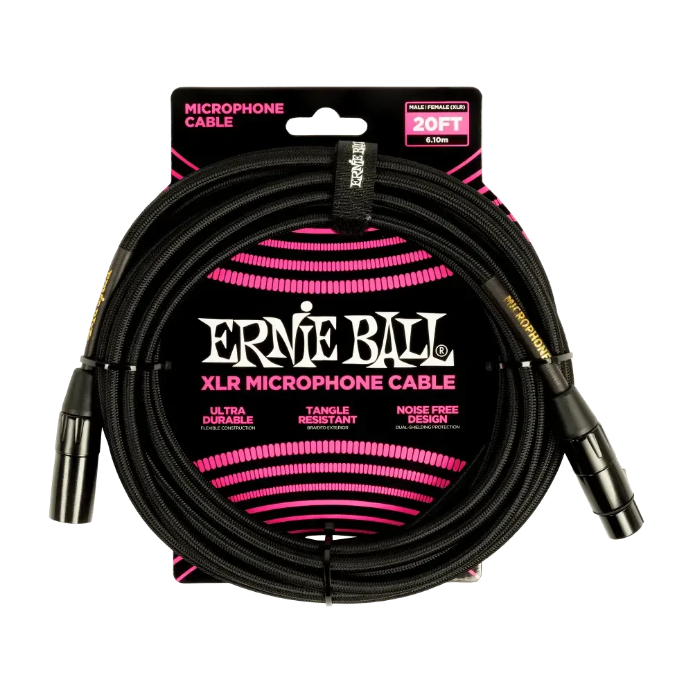 Микрофонный кабель Ernie Ball 6392 XLR-XLR 6 метров