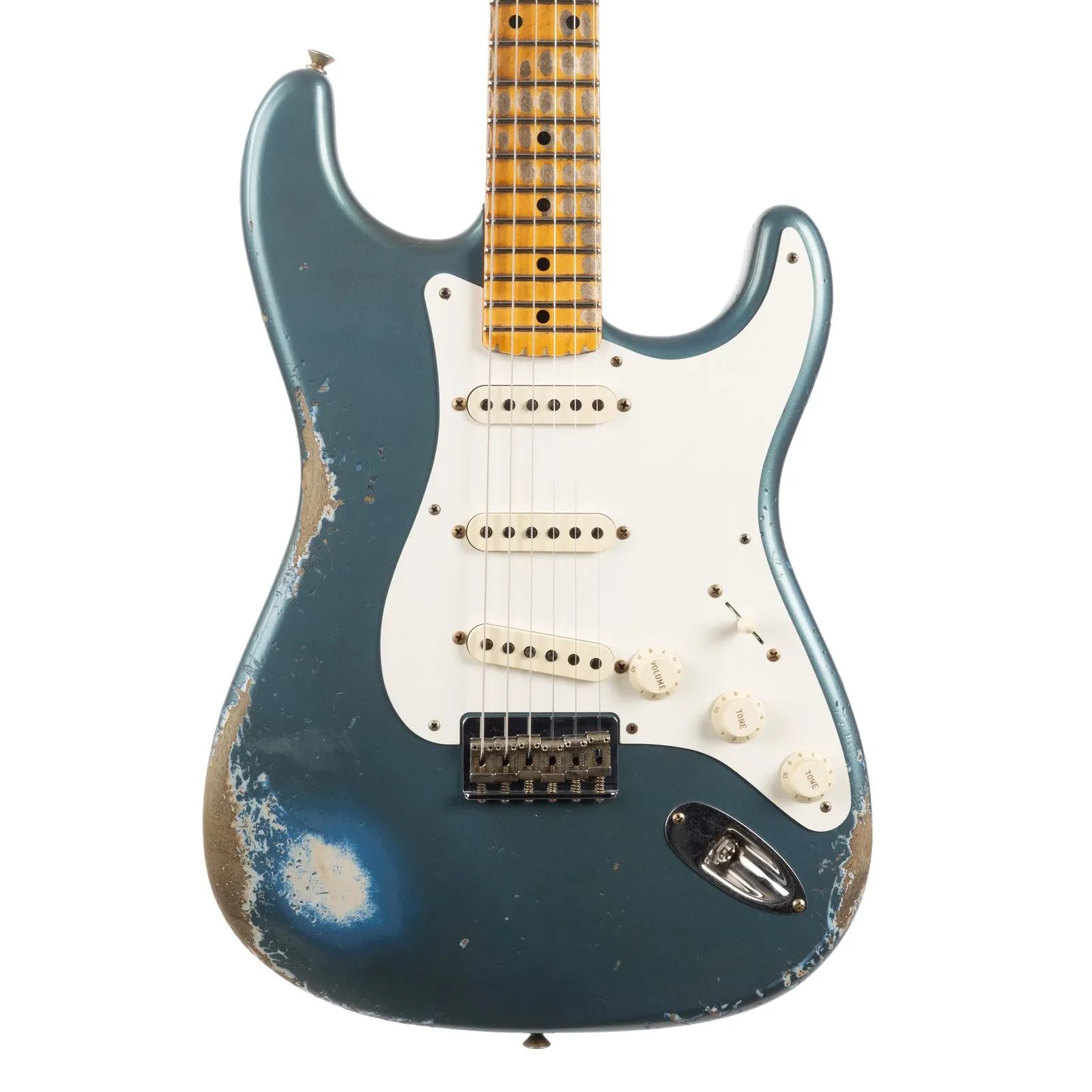 Электрогитара Fender Custom Shop 1956 Hardtail Stratocaster Heavy Relic, Lake Placid Blue