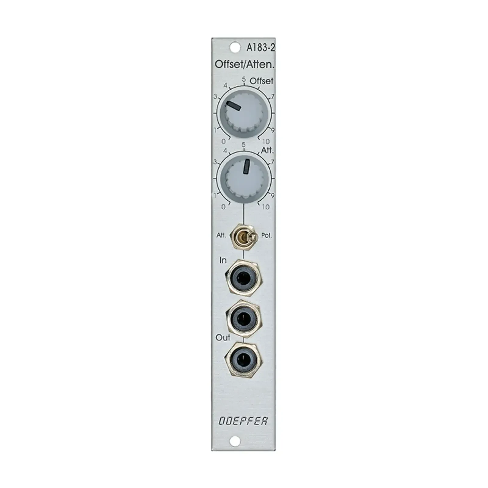Модульный студийный синтезатор Doepfer A-183-2 Offset/ Polarizer /Attenuator - Attenuator Modular Synthesizer