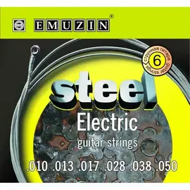 Струны для электрогитары Emuzin 6S10-50 Steel Electric 10-50