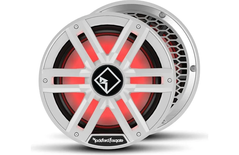 Rockford Fosgate M2D4-12S 12" Dual 4-ohm Marine Subwoofer with LED