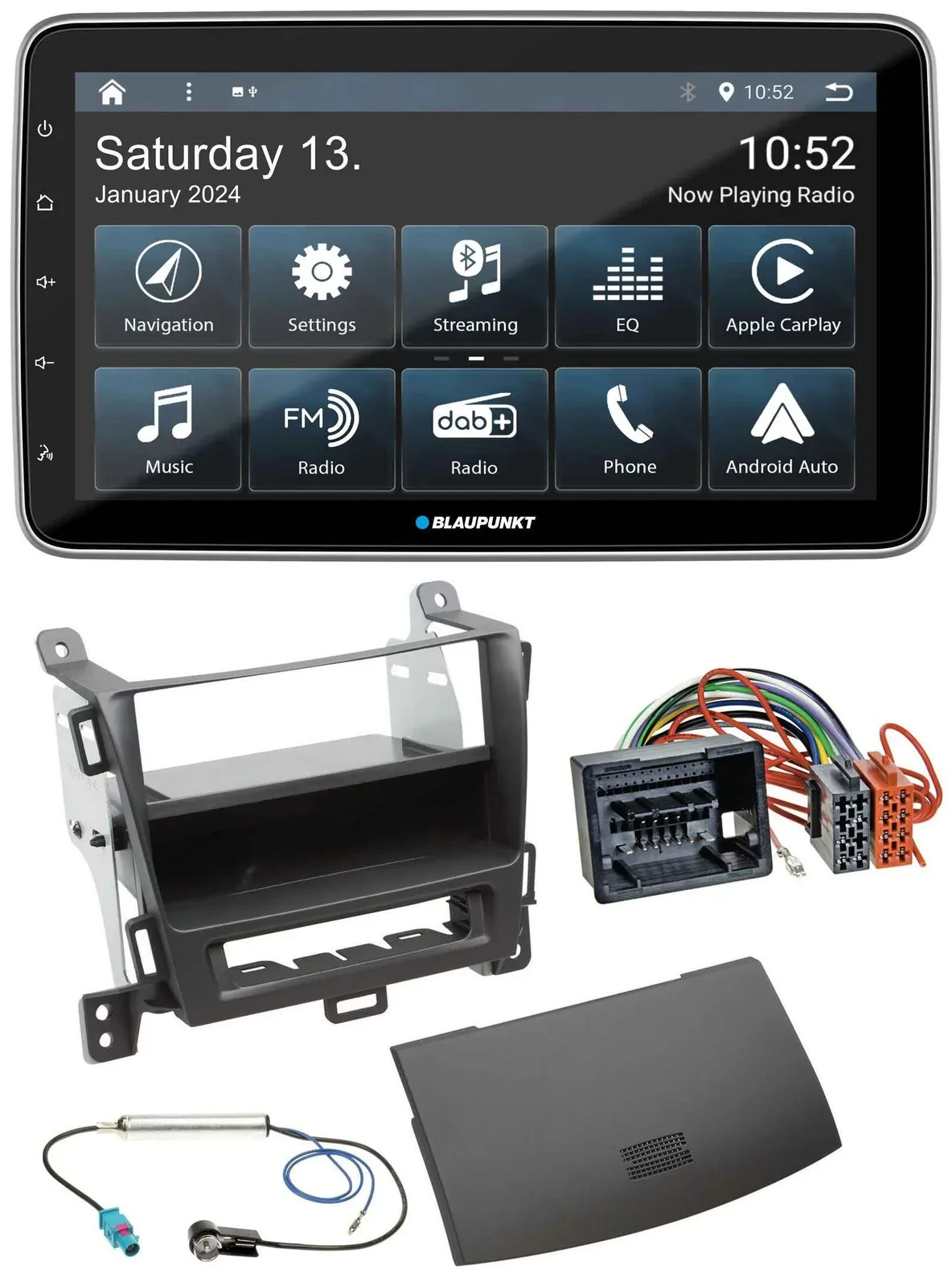 Blaupunkt USB DAB SD MP3 Bluetooth Autoradio für Opel Zafira Tourer ab 12 jet bl