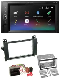Pioneer DAB MP3 2DIN Bluetooth USB Autoradio für Mercedes B-Klasse T245 05-11