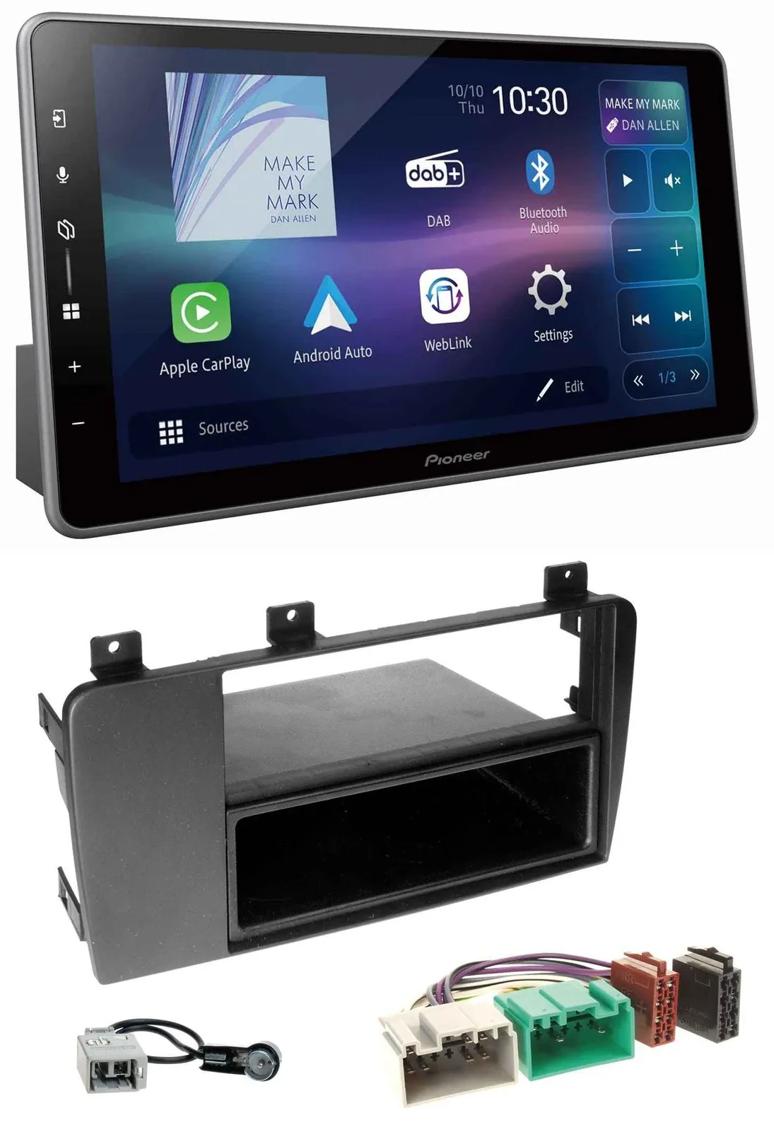 Pioneer Bluetooth USB DAB MP3 Autoradio für Volvo S60, V70, XC70 (04-09)