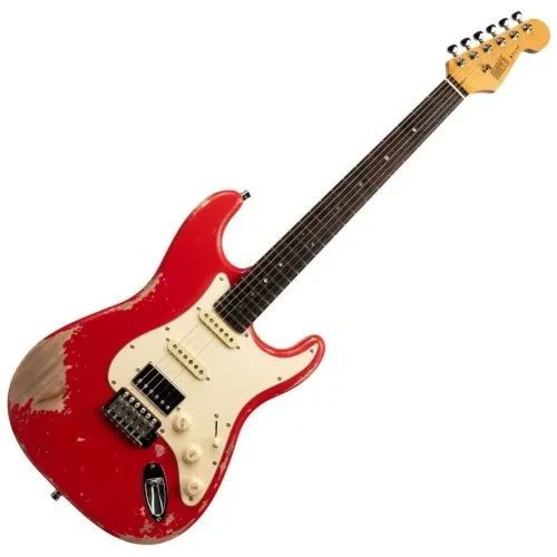 Henry's Snake ST-1 Cobra Red Relic E-Gitarre B-Ware
