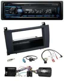 Alpine USB Bluetooth DAB Lenkrad Autoradio für Mercedes SLK R171 2004-2011
