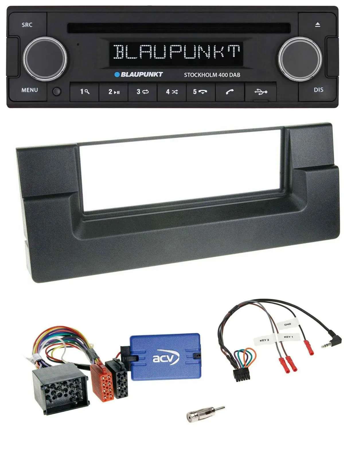 Blaupunkt Lenkrad Bluetooth DAB CD USB Autoradio für BMW 5er E39 1996-2001
