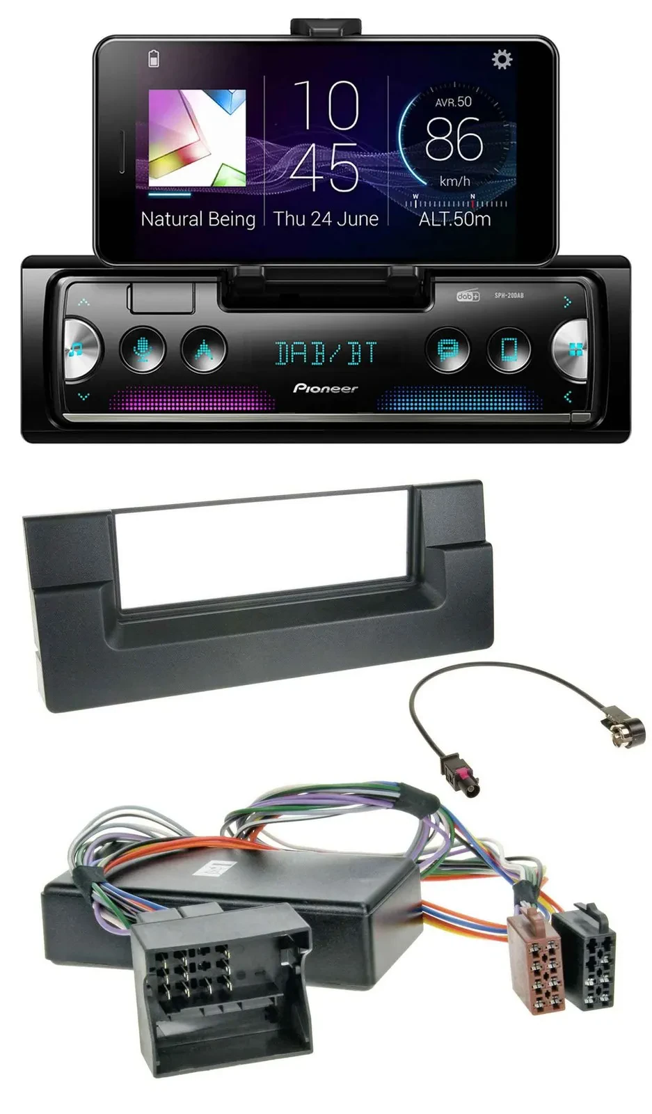 Автомагнитола для BMW X5 E53 и 5 Series E39 Pioneer Bluetooth DAB USB MP3