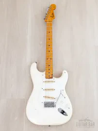 Электрогитара Fender Stratocaster 1957 Vintage Reissue ST57-65 SSS Olympic White w/gigbag Japan 1982