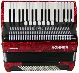 Аккордеон Hohner Bravo III 96 Red