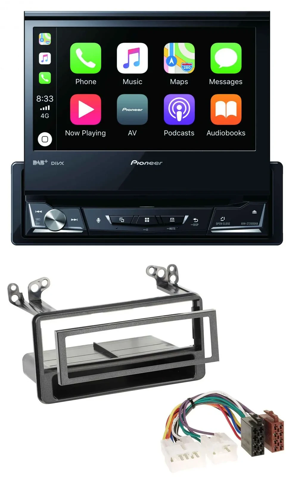 Pioneer DVD Bluetooth DAB USB MP3 Autoradio für Toyota MR2, RAV4, Yaris Verso