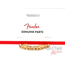 Genuine Fender GOLD Guitar Pickup/Switch Mounting Screws - Package of 12