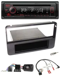 Автомагнитола Kenwood CD/USB/Bluetooth/DAB для Alfa Romeo 159/Brera/Spider с поддержкой управления на руле