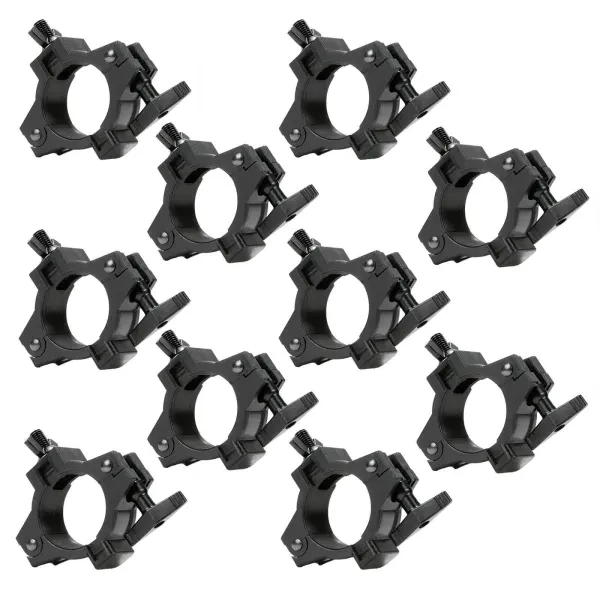 ADJ O Slim 1.5 Lighting Truss O-Clamp Black Finish (10pk)