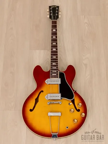 Полуакустическая электрогитара Gibson ES-330 TD Hollowbody Ice Tea Sunburst USA 1966 w/Case