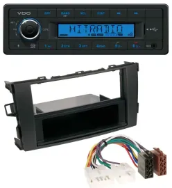 VDO AUX Bluetooth USB MP3 Autoradio für Toyota Auris (ab 2007)