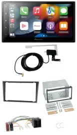 Pioneer MP3 USB Bluetooth DAB 2DIN Autoradio für Opel Combo C Corsa C Tigra Meri
