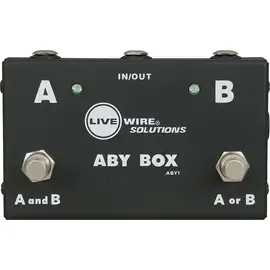 Педаль эффектов для электрогитары Livewire ABY1 Guitar Footswitch