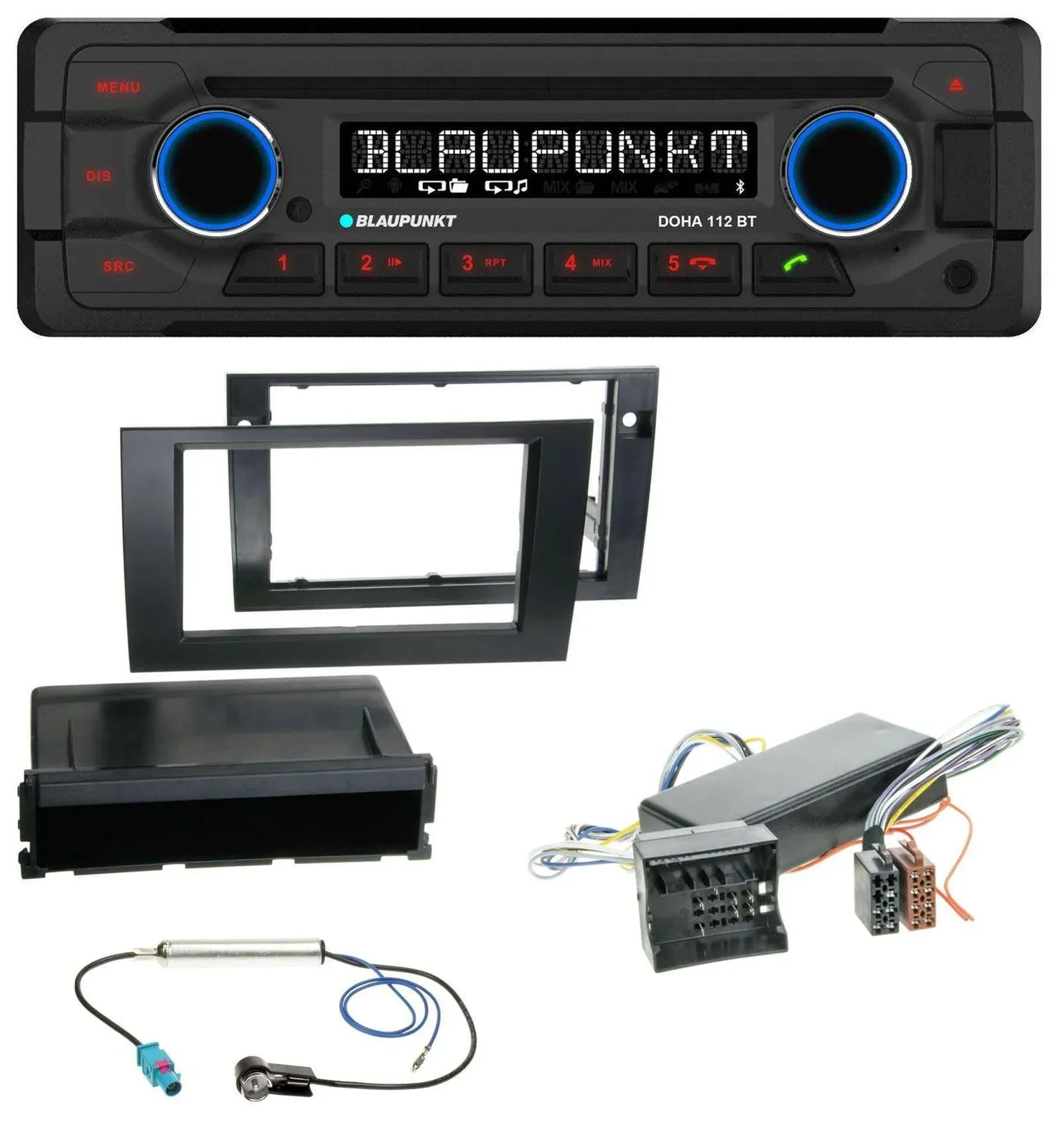 Blaupunkt AUX MP3 CD Bluetooth USB Autoradio für Audi A4 99-01 B5 Symphony Bose