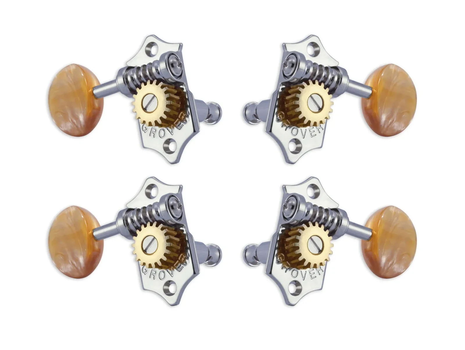 Колки для укулеле Grover U98-18CA Chrome (4 штуки)