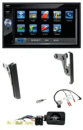 Blaupunkt Lenkrad USB Bluetooth TMC 2DIN Navigation für Toyota Yaris 2007-2010