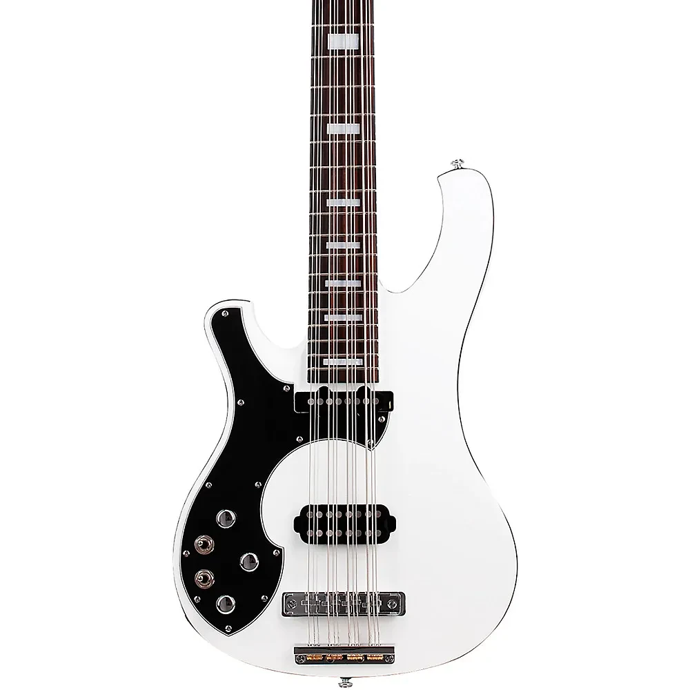 Schecter Stargazer-12 12-String Left-Handed Electric Bass Guitar Gloss White