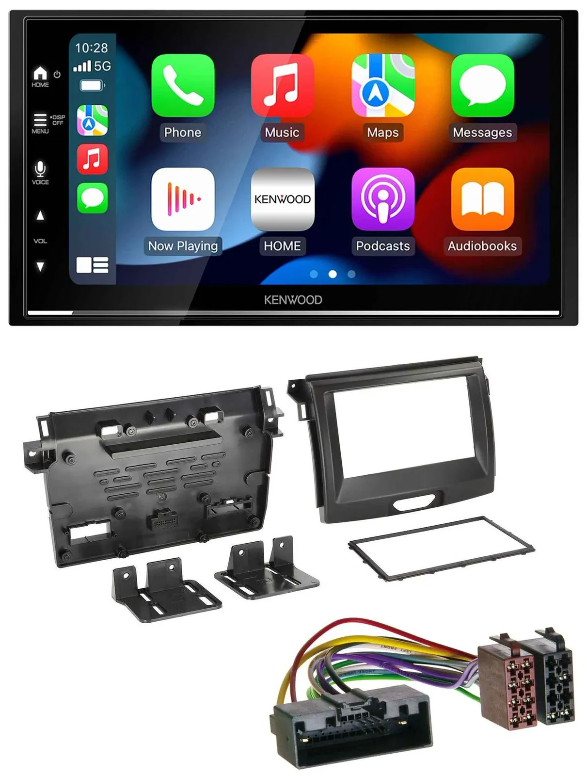 Kenwood DAB USB Bluetooth 2DIN MP3 Autoradio für Ford Ranger 2AB ab 04/2015