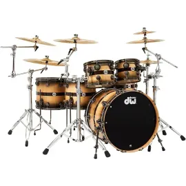 Ударная установка акустическая DW DRKT36N06AYDC3 Collector's Series Sycamore Ziricote Kandy Black Burst