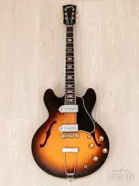 Электрогитара полуакустическая Gibson ES-330 TD Semi-hollow P90 Sunburst w/case USA 1966