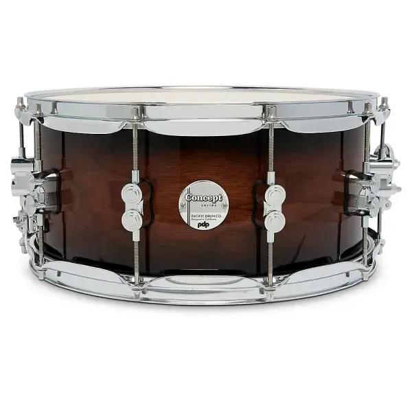 Малый барабан PDP by DW Concept Maple Exotic 14x6.5 Walnut Charcoal Burst